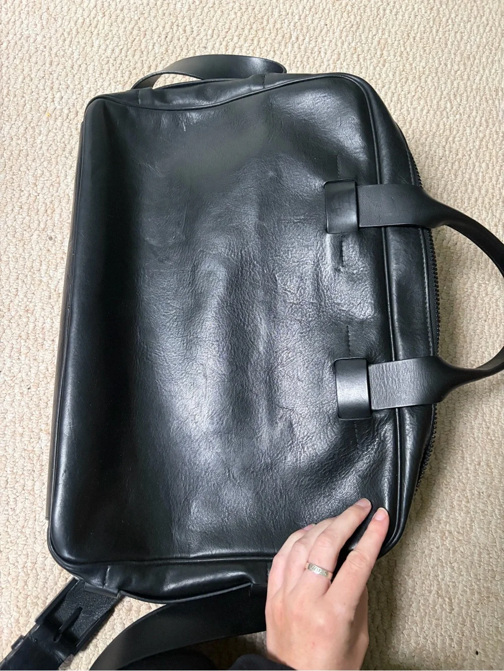 Troubadour 100% Leather Briefcase, GORGEOUS